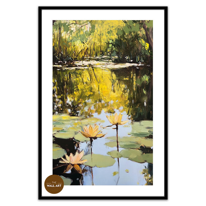 YELLOW WATER LILIES I