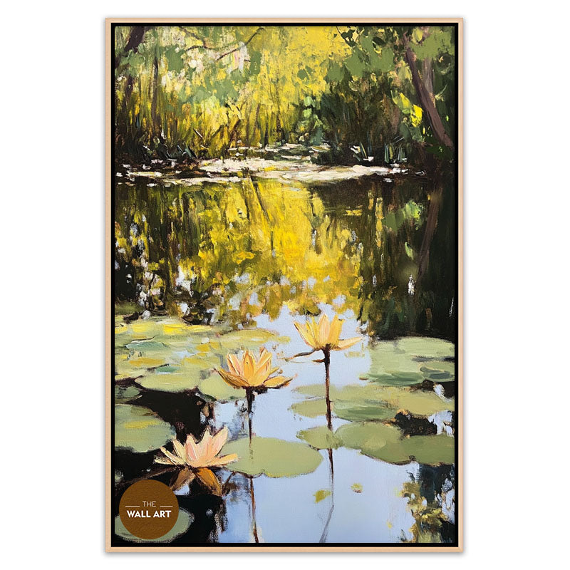 YELLOW WATER LILIES I