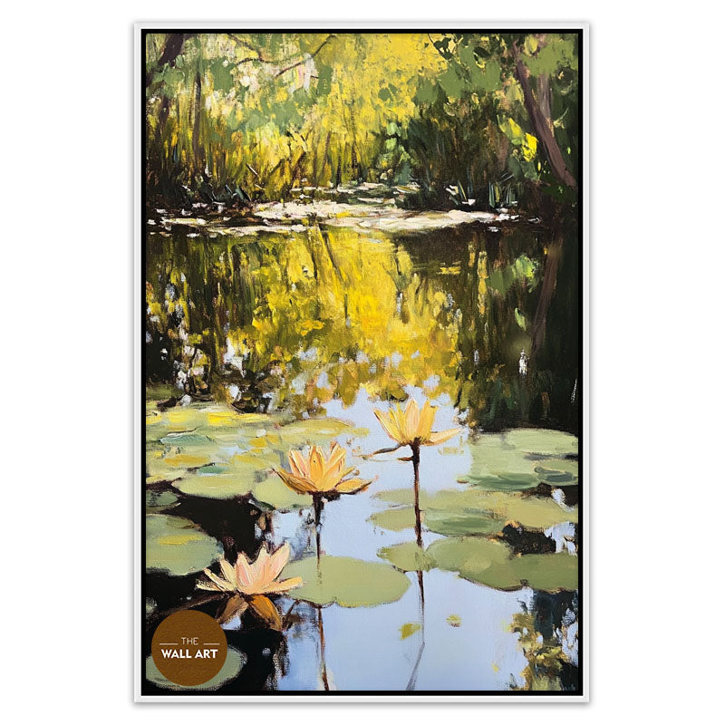 YELLOW WATER LILIES I